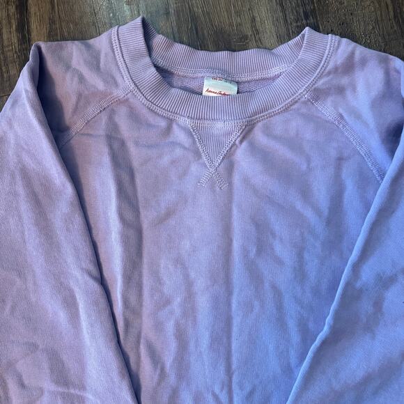 Hanna Andersson Girls’ French Terry Pullover | Size 12 | Sweet Lavender - Picture 2 of 4